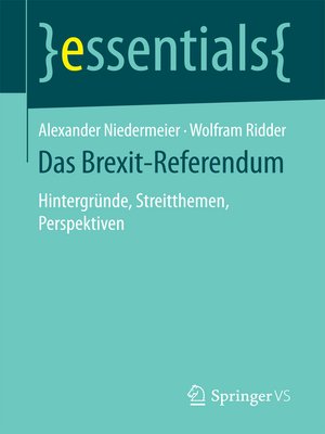 cover image of Das Brexit-Referendum